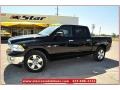 2012 Black Dodge Ram 1500 Lone Star Crew Cab 4x4  photo #1