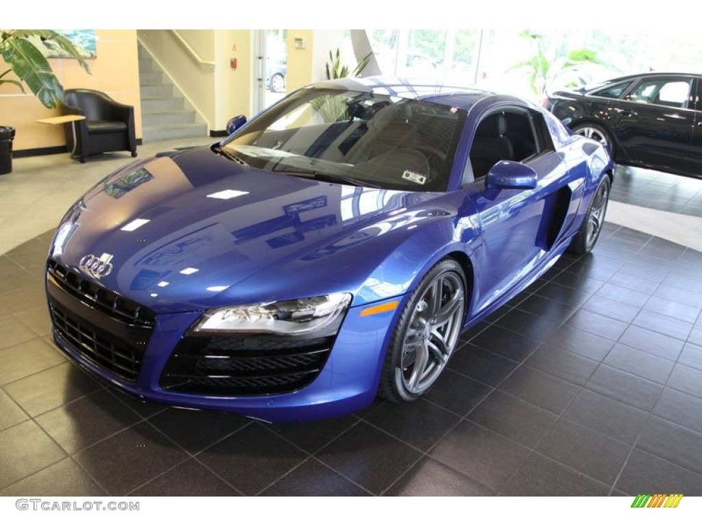 Sepang Blue Pearl Effect 2012 Audi R8 5.2 FSI quattro Exterior Photo #71953831