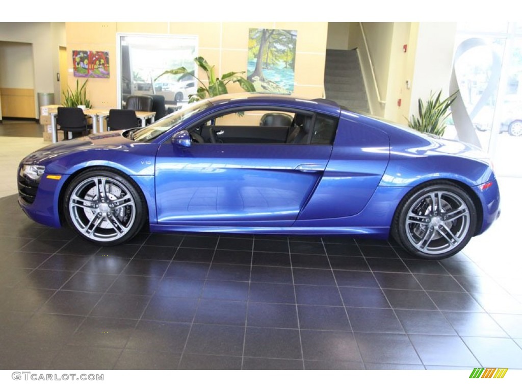 Sepang Blue Pearl Effect 2012 Audi R8 5.2 FSI quattro Exterior Photo #71953876