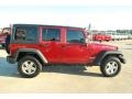 2011 Deep Cherry Red Jeep Wrangler Unlimited Rubicon 4x4  photo #6