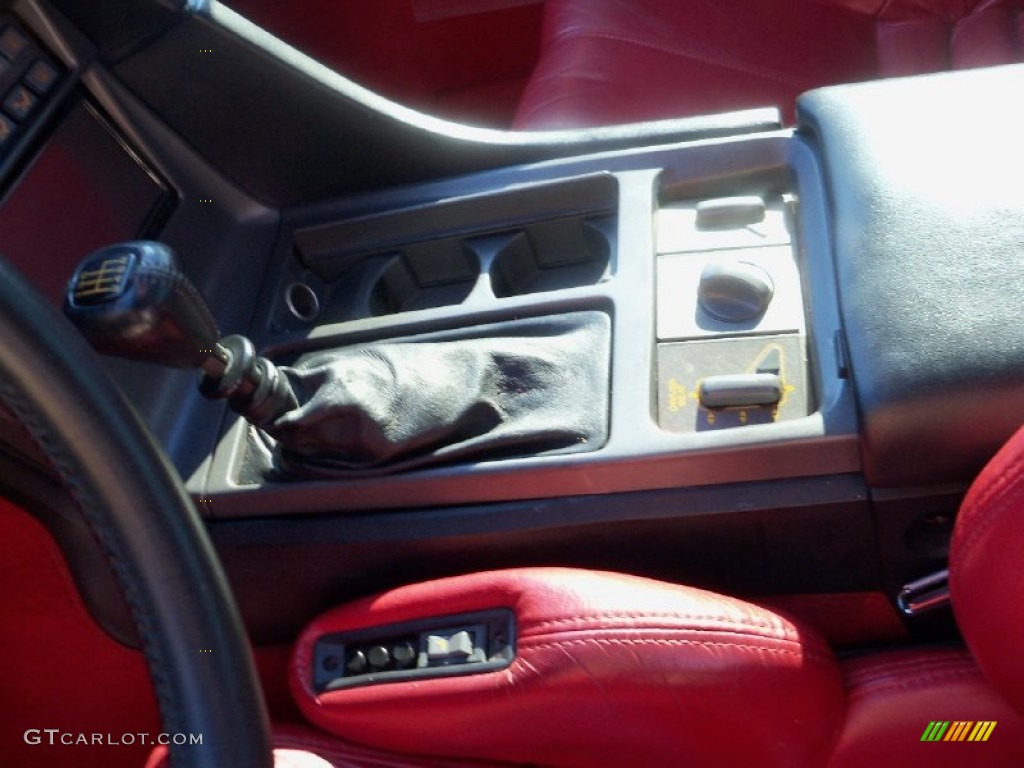 1990 Corvette Coupe - Black / Red photo #12