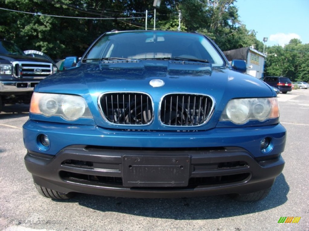 Topaz Blue Metallic 2002 BMW X5 3.0i Exterior Photo #71955358