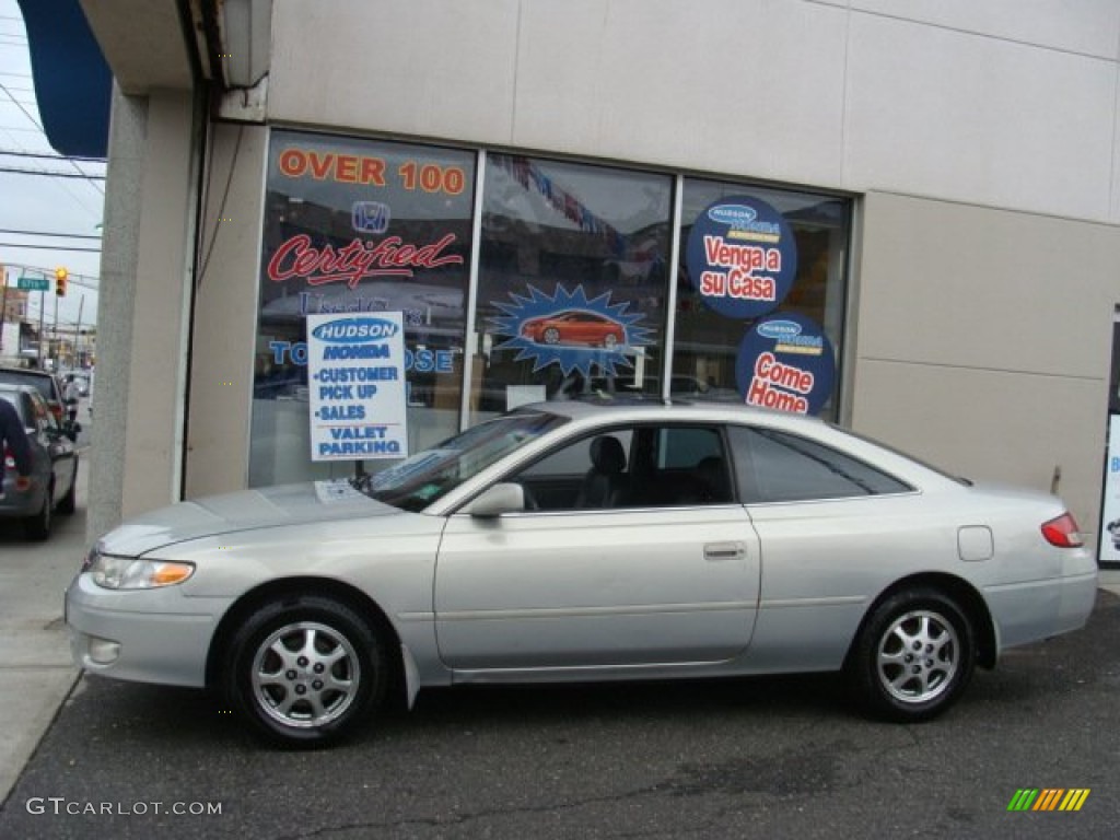 2000 Solara SE Coupe - Silver Stream Opal / Charcoal photo #3