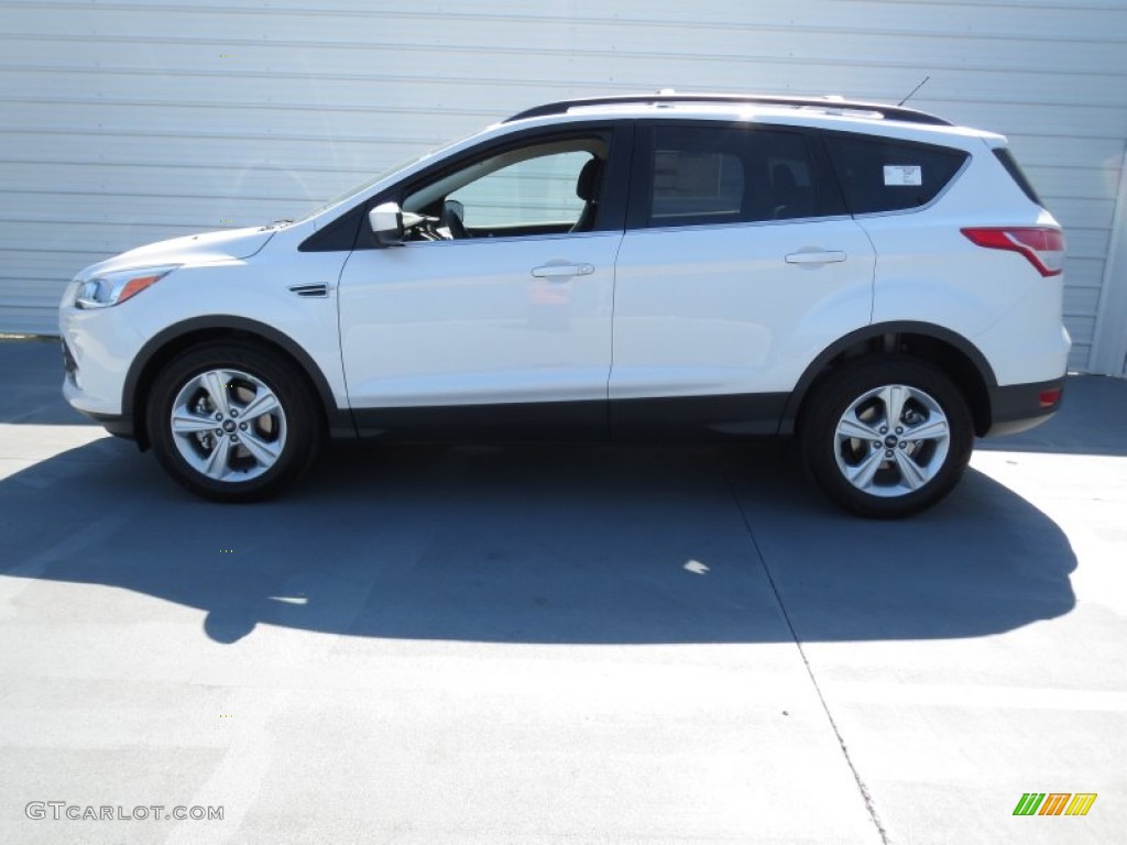 2013 Escape SE 1.6L EcoBoost - White Platinum Metallic Tri-Coat / Charcoal Black photo #5