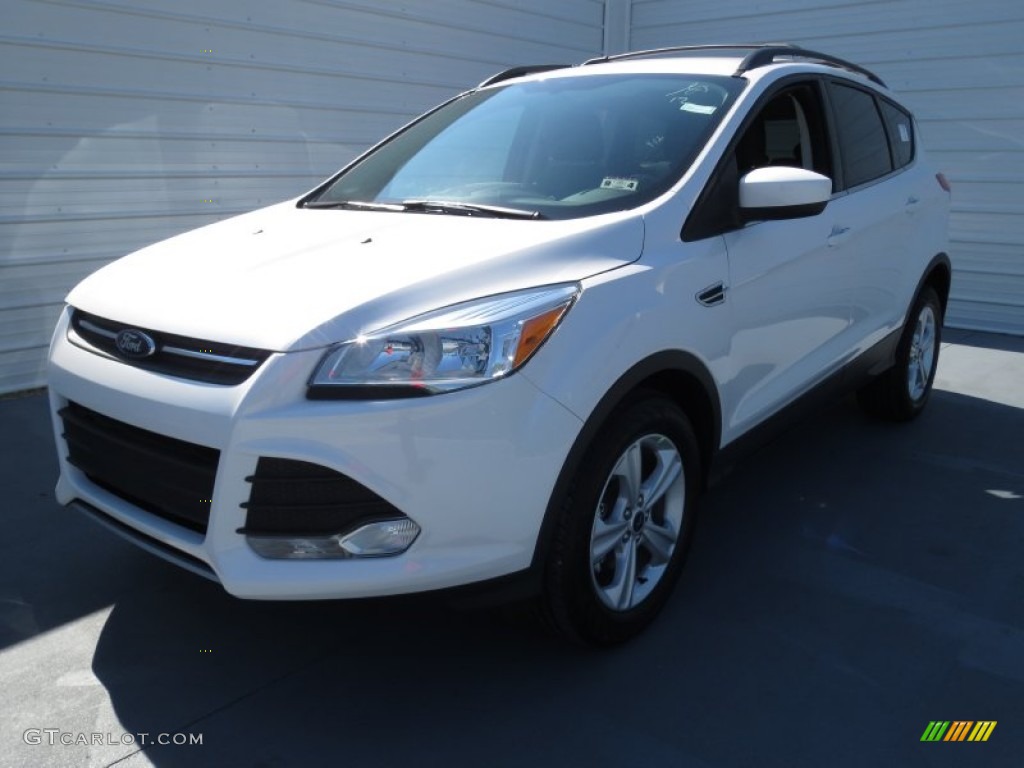 2013 Escape SE 1.6L EcoBoost - White Platinum Metallic Tri-Coat / Charcoal Black photo #6