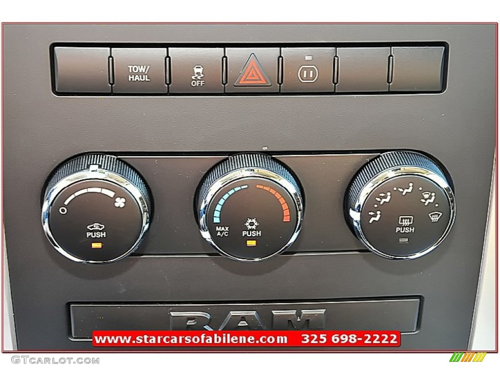 2012 Ram 1500 Lone Star Quad Cab - Black / Light Pebble Beige/Bark Brown photo #29