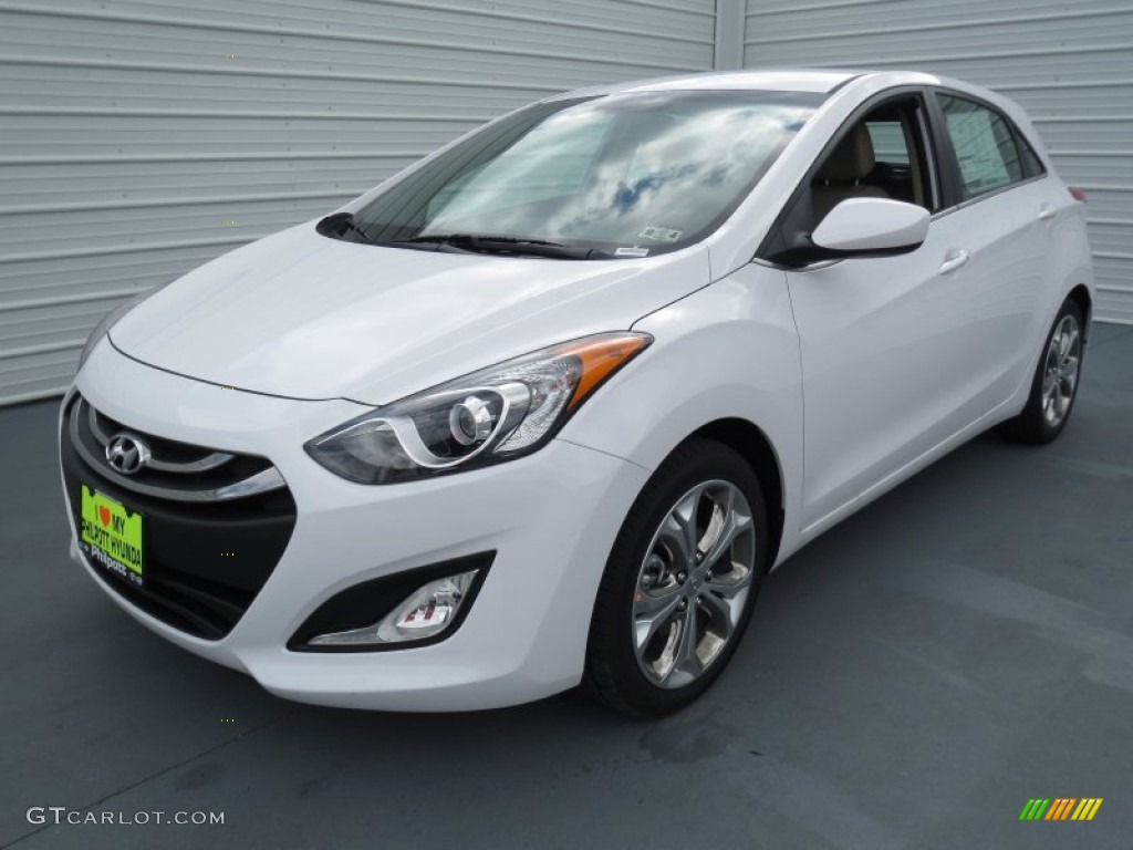 2013 Elantra GT - Monaco White / Beige photo #6