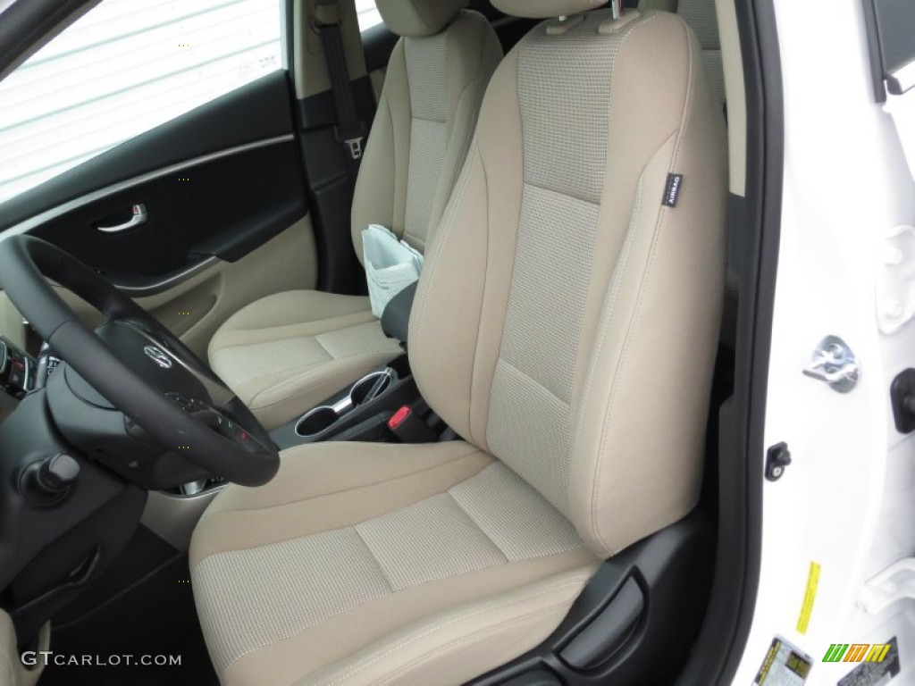 2013 Elantra GT - Monaco White / Beige photo #21