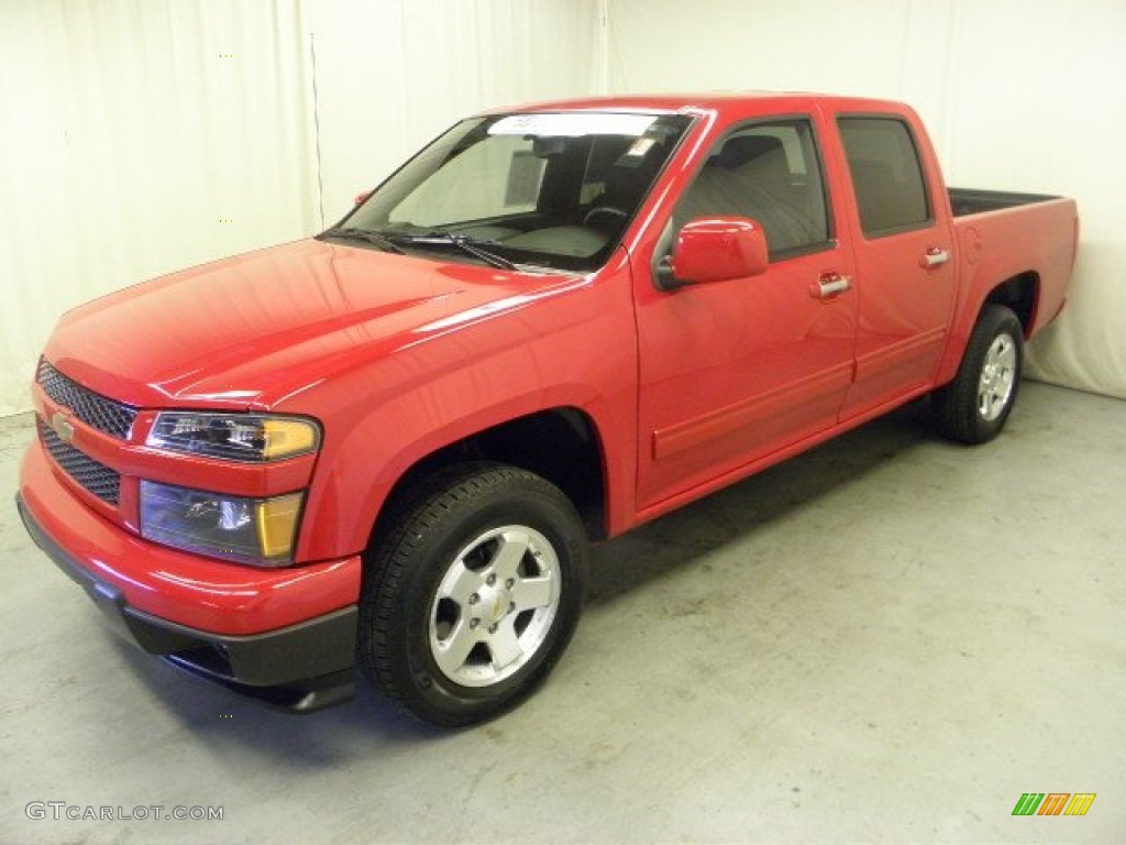 Victory Red 2012 Chevrolet Colorado LT Crew Cab Exterior Photo #71957794