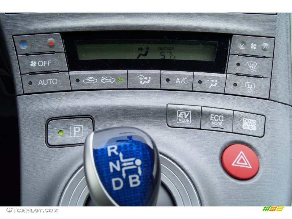 2012 Toyota Prius 3rd Gen Two Hybrid Controls Photos