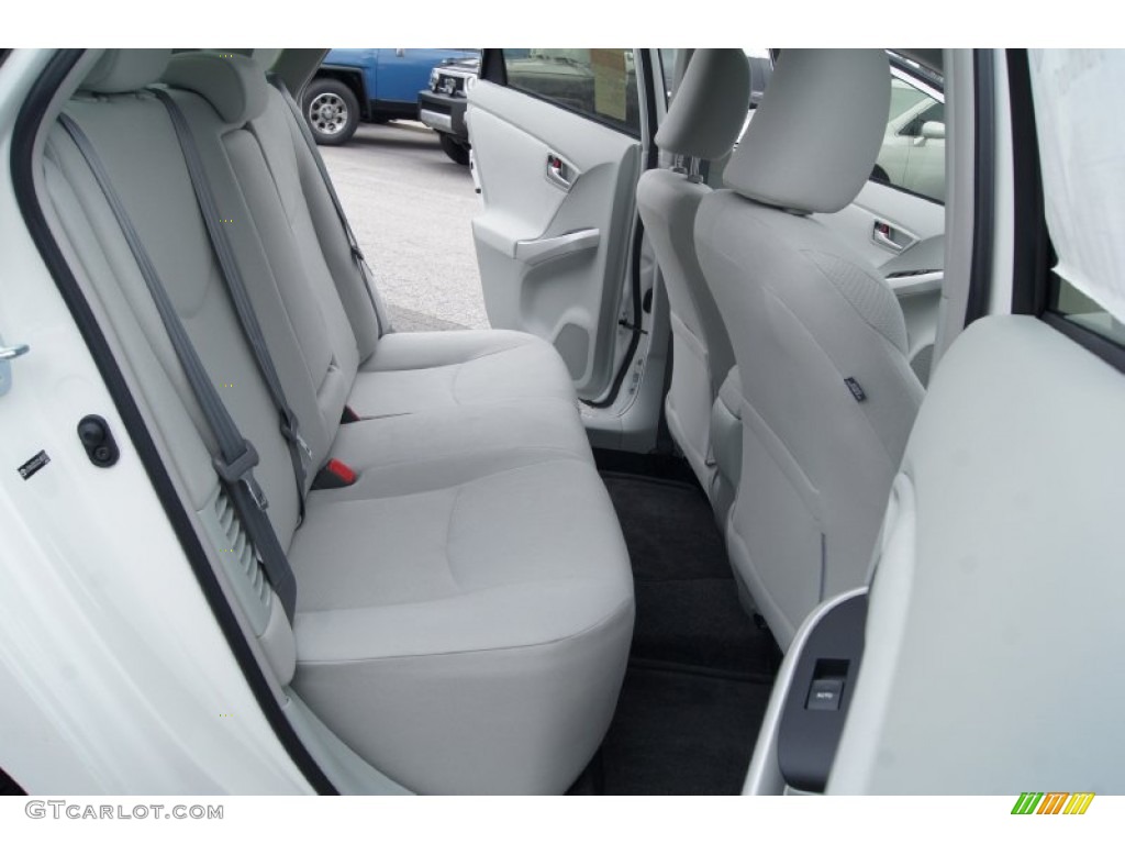 Misty Gray Interior 2012 Toyota Prius 3rd Gen Three Hybrid Photo #71958805