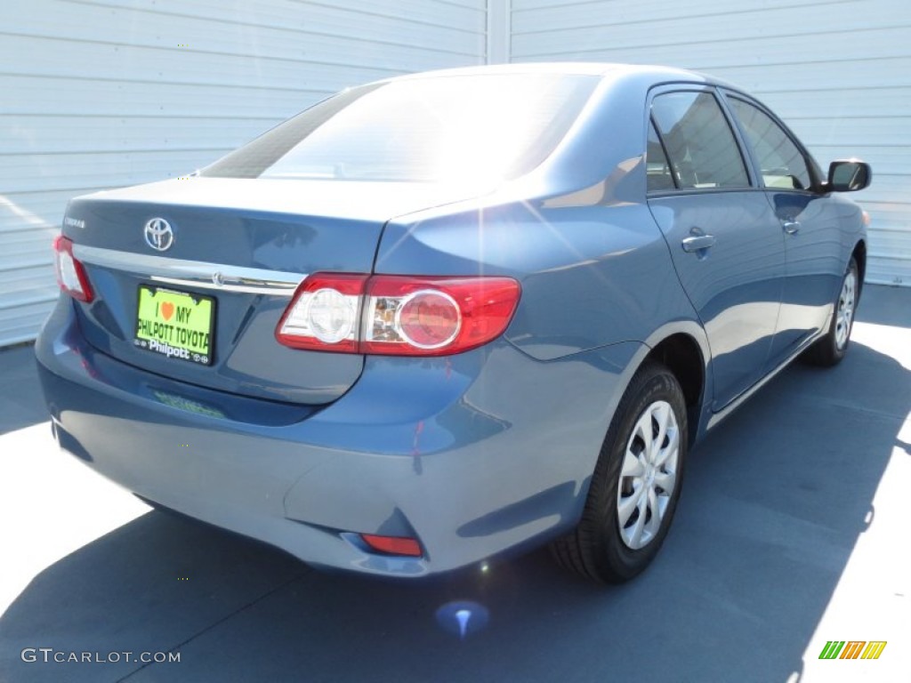 2013 Corolla L - Tropical Sea Metallic / Ash photo #3