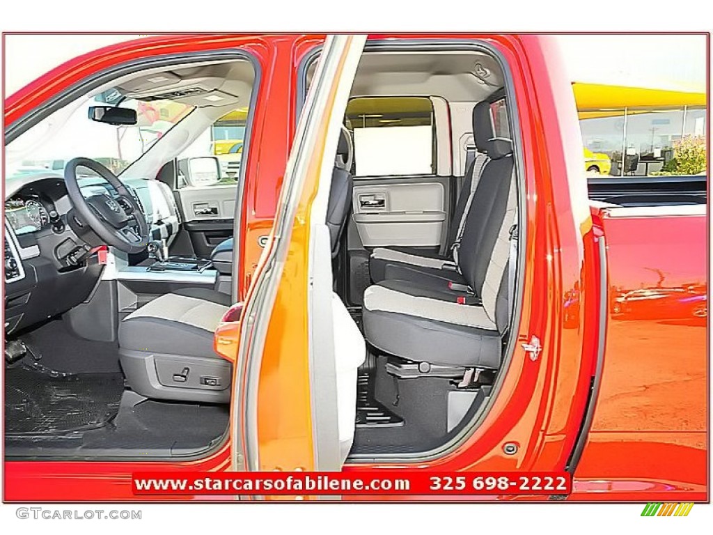 2012 Ram 1500 Lone Star Quad Cab - Flame Red / Dark Slate Gray/Medium Graystone photo #18