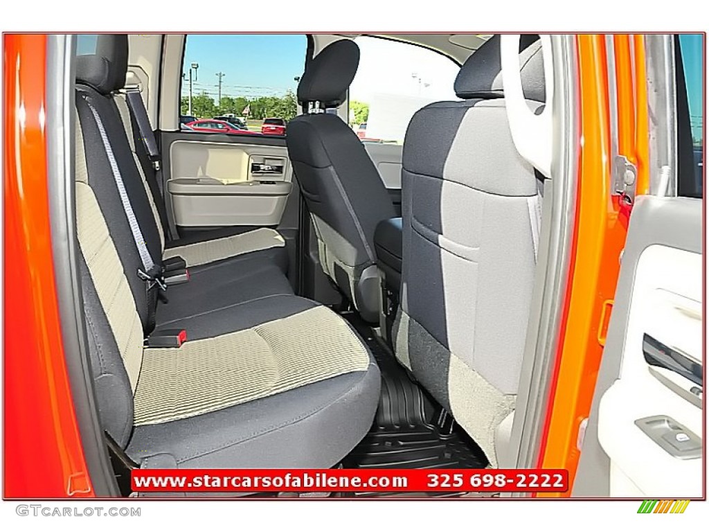 2012 Ram 1500 Lone Star Quad Cab - Flame Red / Dark Slate Gray/Medium Graystone photo #19