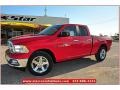 2012 Flame Red Dodge Ram 1500 Lone Star Quad Cab  photo #1