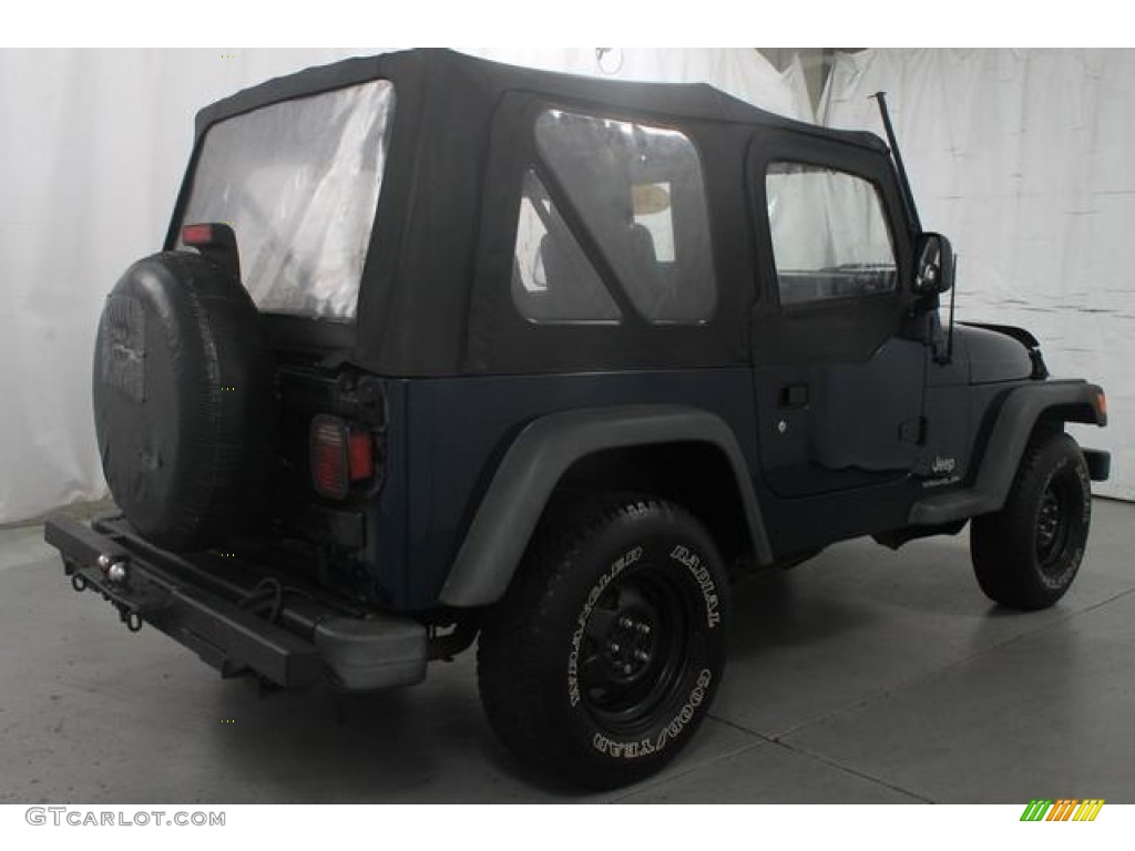 2004 Wrangler SE 4x4 - Patriot Blue Pearl / Dark Slate Gray photo #6