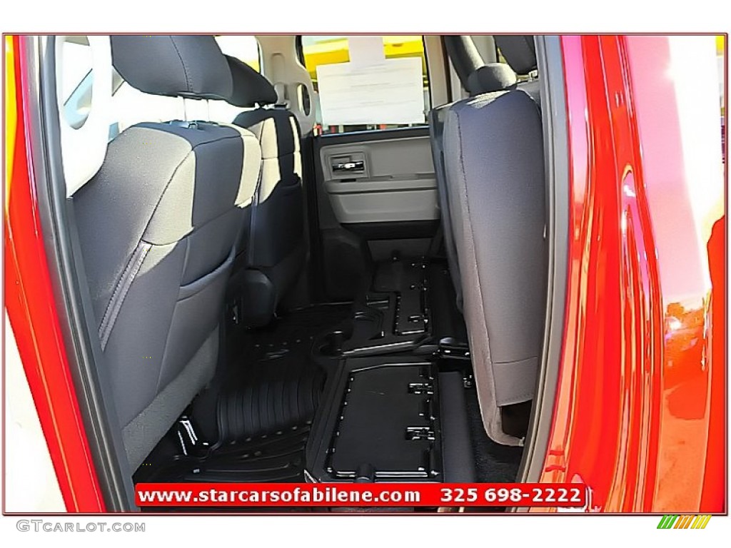 2012 Ram 1500 Lone Star Quad Cab - Flame Red / Dark Slate Gray/Medium Graystone photo #17