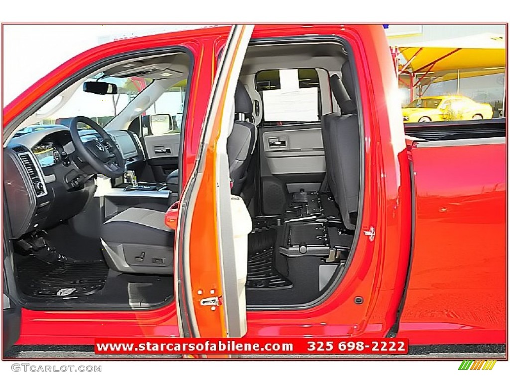 2012 Ram 1500 Lone Star Quad Cab - Flame Red / Dark Slate Gray/Medium Graystone photo #18