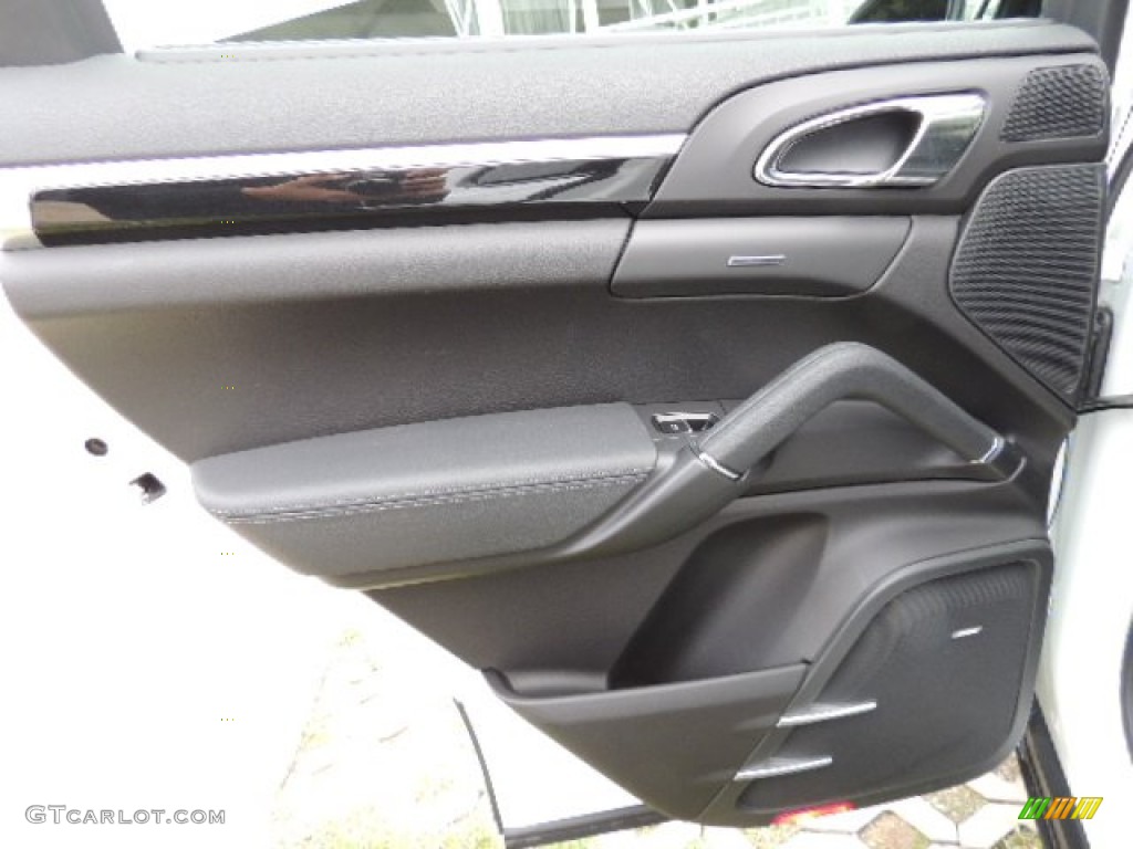 2012 Porsche Cayenne S Black Door Panel Photo #71960164