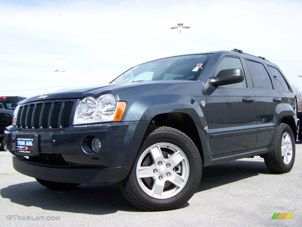 2007 Grand Cherokee Laredo 4x4 - Steel Blue Metallic / Medium Slate Gray photo #1