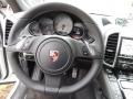 Black 2012 Porsche Cayenne S Steering Wheel