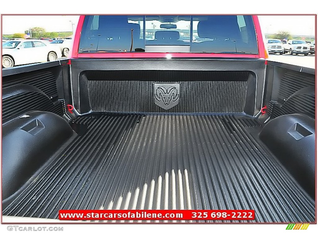 2012 Ram 1500 Lone Star Quad Cab - Flame Red / Dark Slate Gray/Medium Graystone photo #5