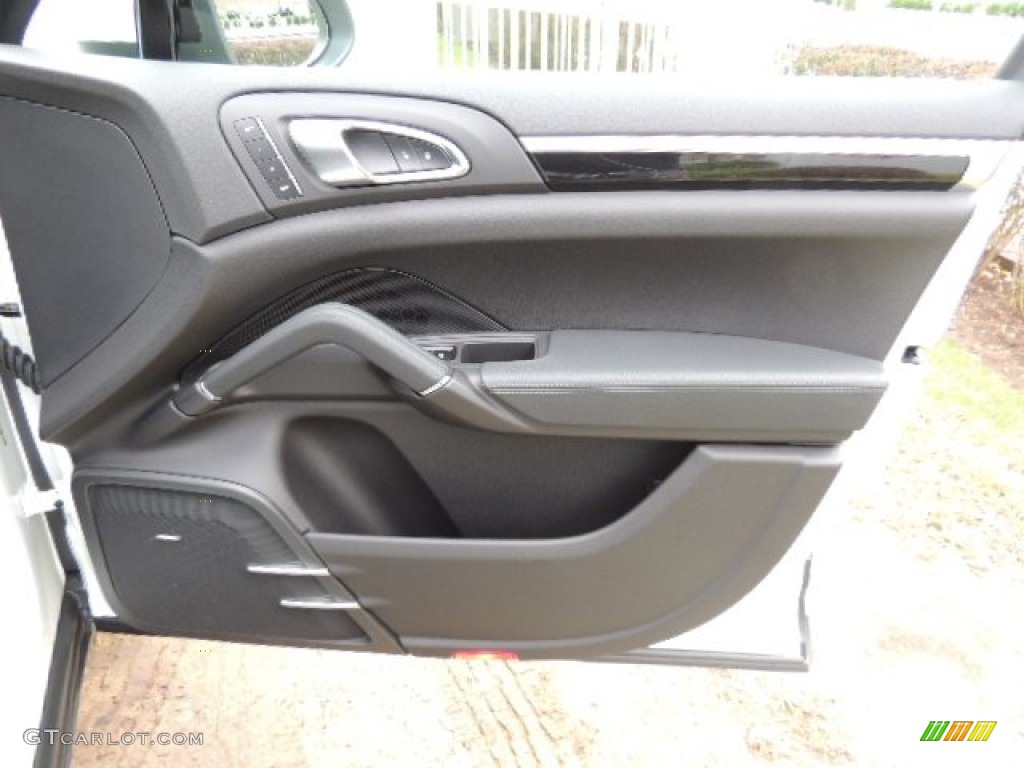 2012 Porsche Cayenne S Black Door Panel Photo #71960545