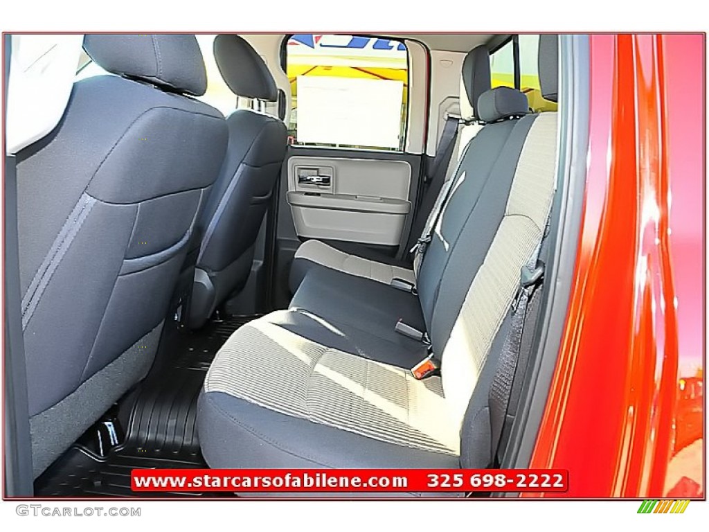2012 Ram 1500 Lone Star Quad Cab - Flame Red / Dark Slate Gray/Medium Graystone photo #18