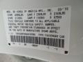 NH603PV: White Diamond Pearl 2010 Acura TL 3.5 Technology Color Code