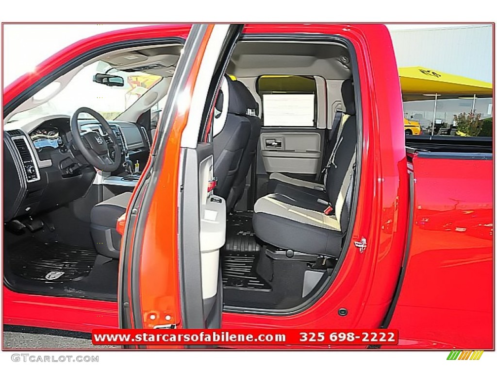 2012 Ram 1500 Lone Star Quad Cab - Flame Red / Dark Slate Gray/Medium Graystone photo #19