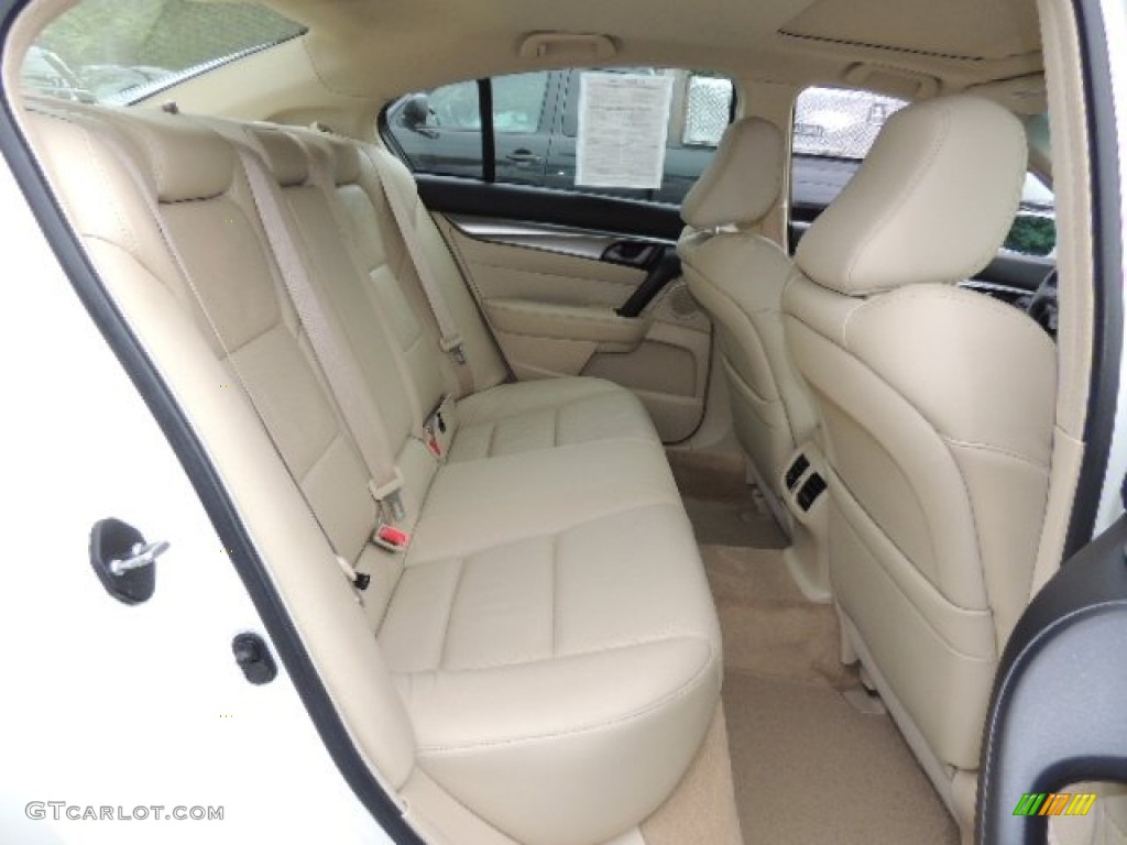 Parchment Interior 2010 Acura TL 3.5 Technology Photo #71960968