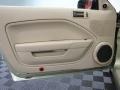 Medium Parchment 2005 Ford Mustang V6 Premium Coupe Door Panel