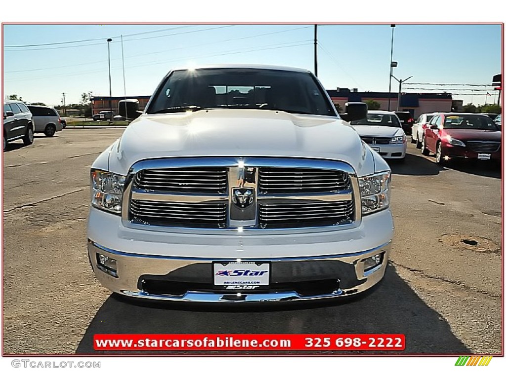 2012 Ram 1500 Lone Star Crew Cab 4x4 - Bright White / Dark Slate Gray/Medium Graystone photo #10