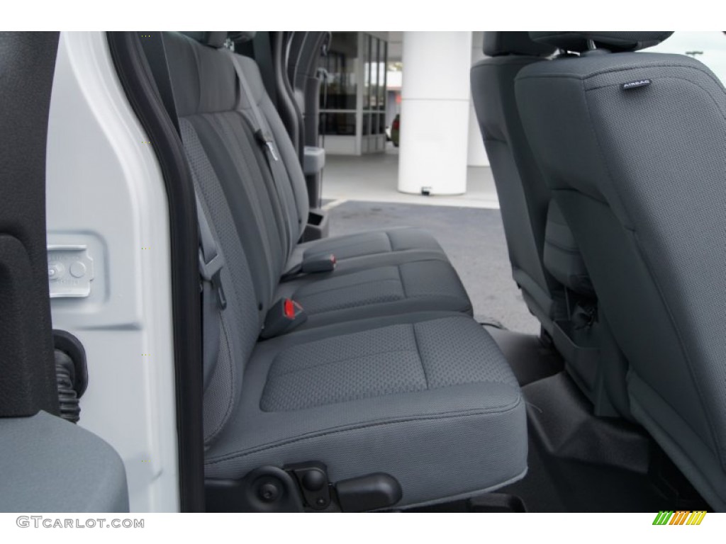 Steel Gray Interior 2013 Ford F150 STX SuperCab 4x4 Photo #71964236