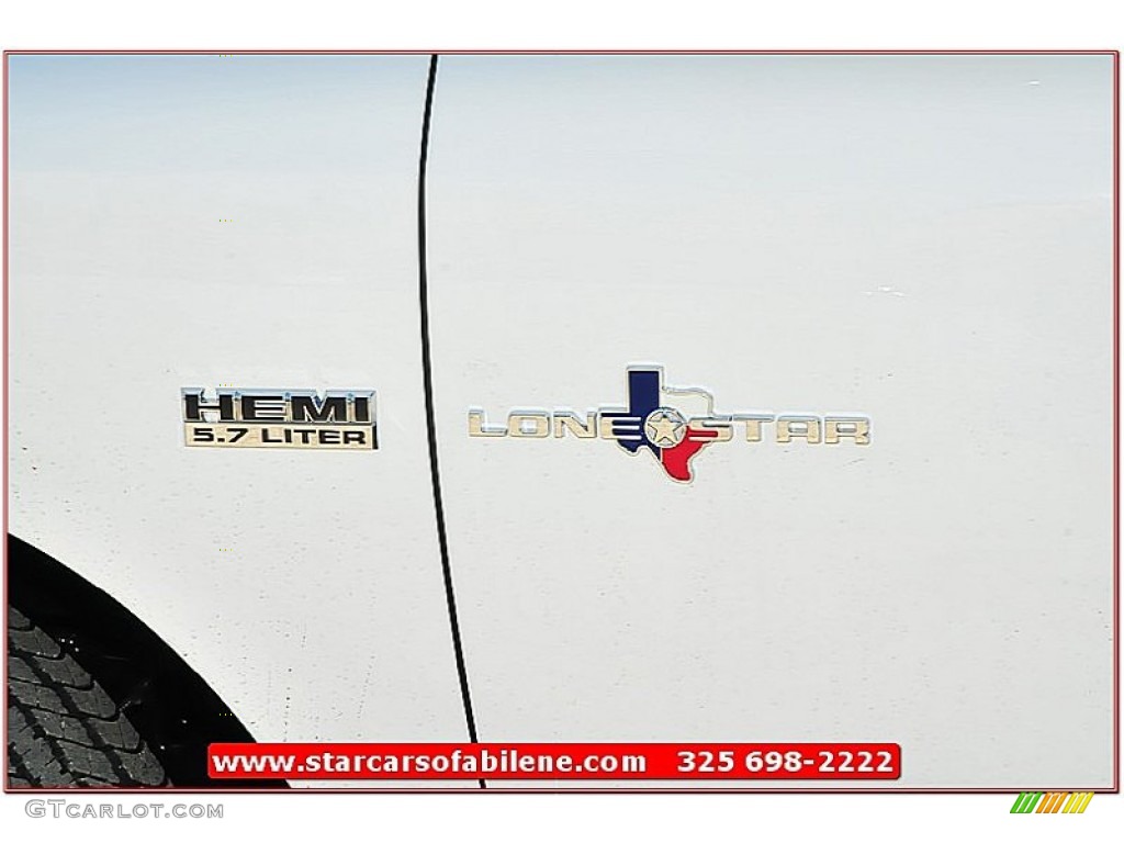 2012 Ram 1500 Lone Star Crew Cab 4x4 - Bright White / Dark Slate Gray/Medium Graystone photo #3