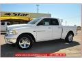 2012 Bright White Dodge Ram 1500 Lone Star Quad Cab  photo #1