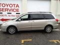 2010 Silver Shadow Pearl Toyota Sienna XLE  photo #4