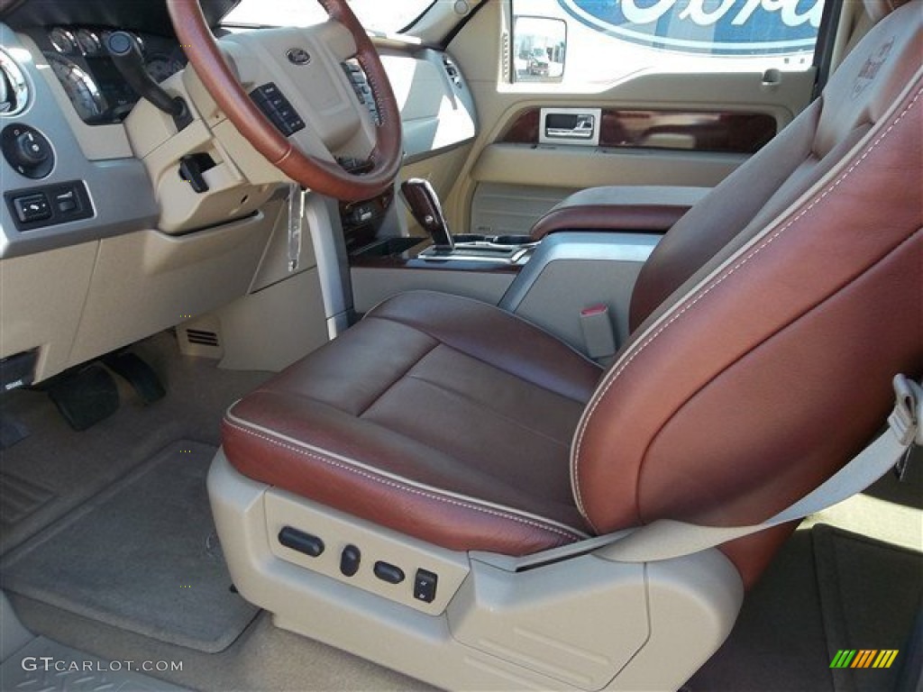 2010 F150 King Ranch SuperCrew - Royal Red Metallic / Chapparal Leather photo #22