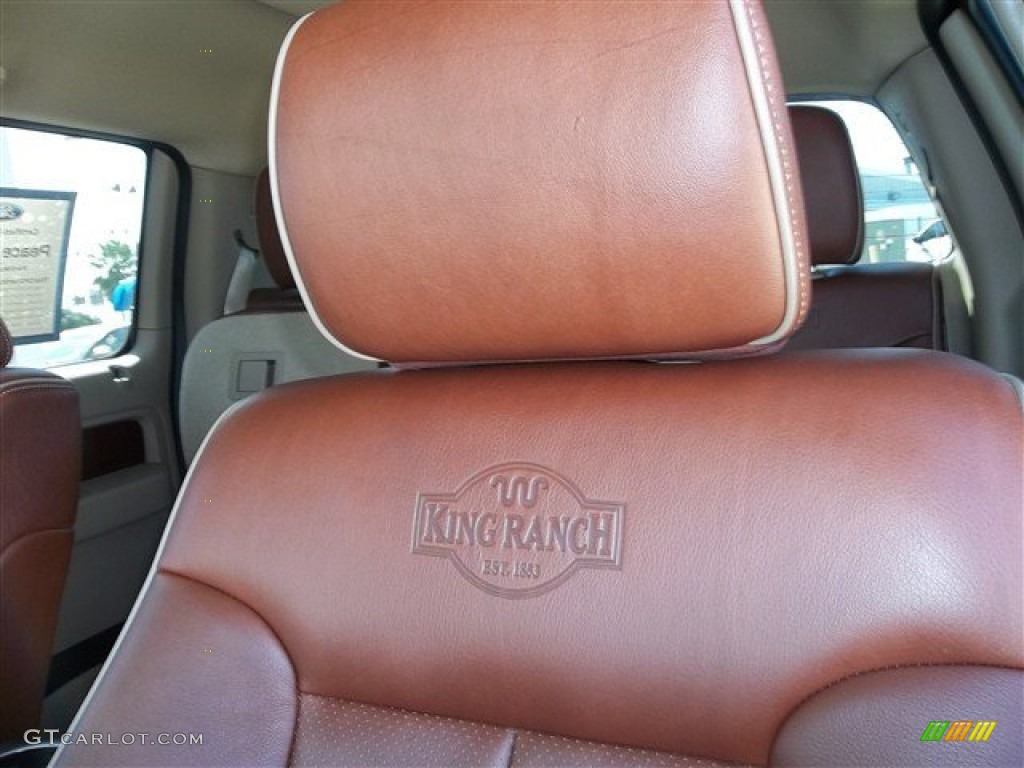 2010 F150 King Ranch SuperCrew - Royal Red Metallic / Chapparal Leather photo #24