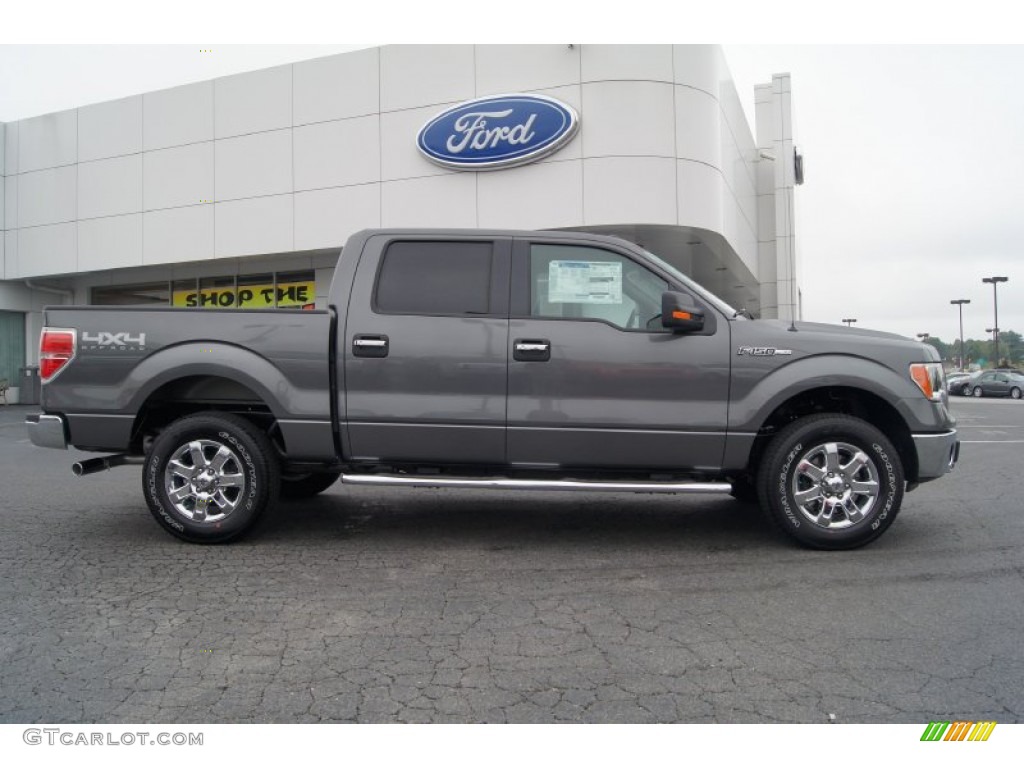 Sterling Gray Metallic 2013 Ford F150 XLT SuperCrew 4x4 Exterior Photo #71965777