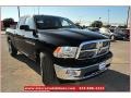 2012 Black Dodge Ram 1500 Lone Star Quad Cab  photo #7