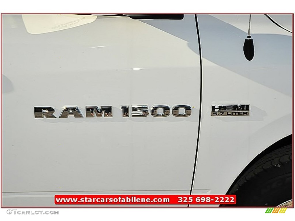 2012 Ram 1500 Lone Star Quad Cab - Bright White / Light Pebble Beige/Bark Brown photo #7