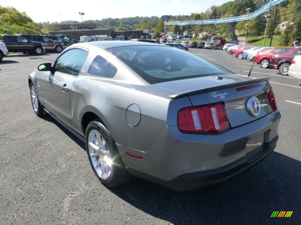2010 Mustang V6 Premium Coupe - Sterling Grey Metallic / Charcoal Black photo #4