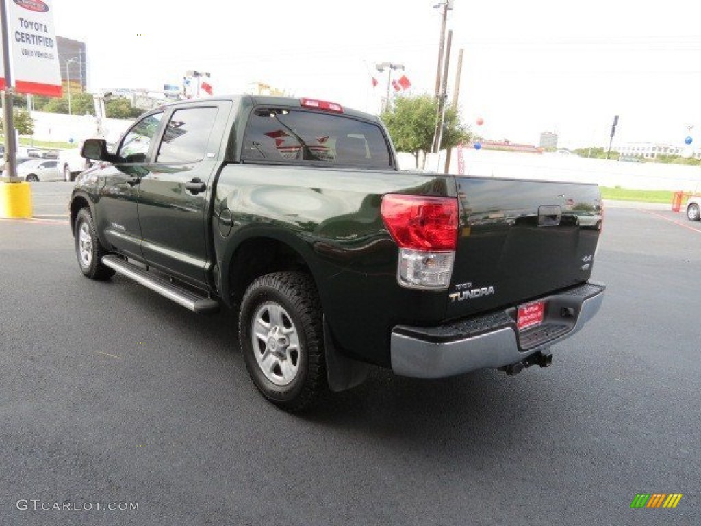 2010 Tundra SR5 CrewMax 4x4 - Spruce Green Mica / Sand Beige photo #5