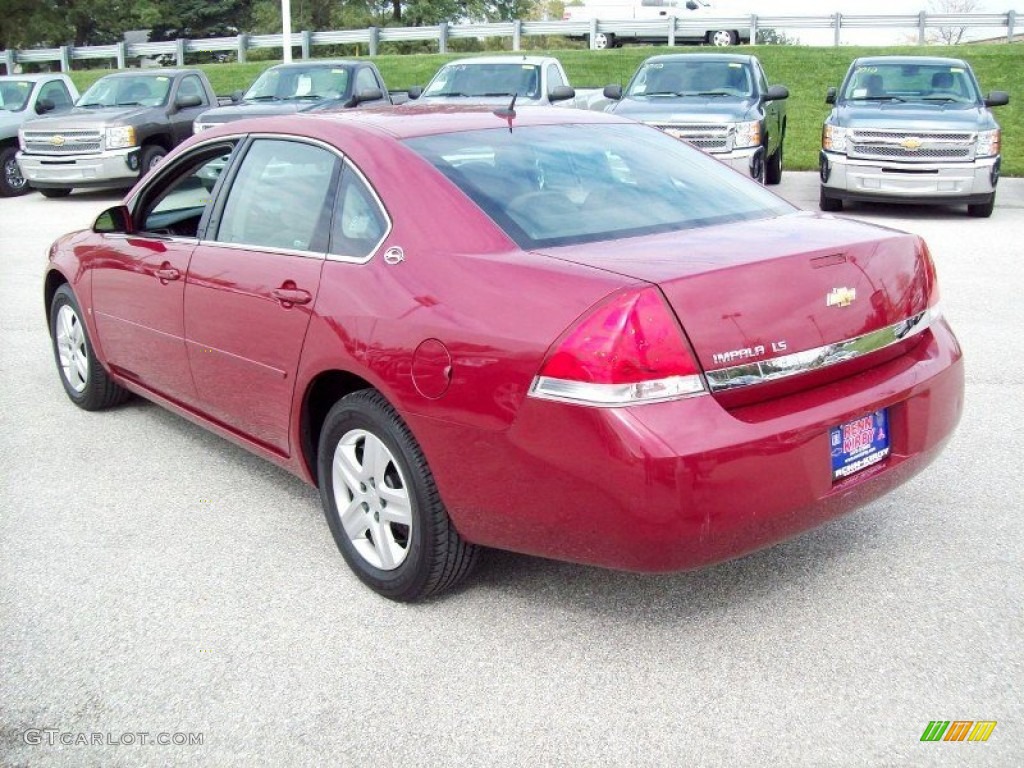 2006 Impala LS - Sport Red Metallic / Ebony Black photo #2