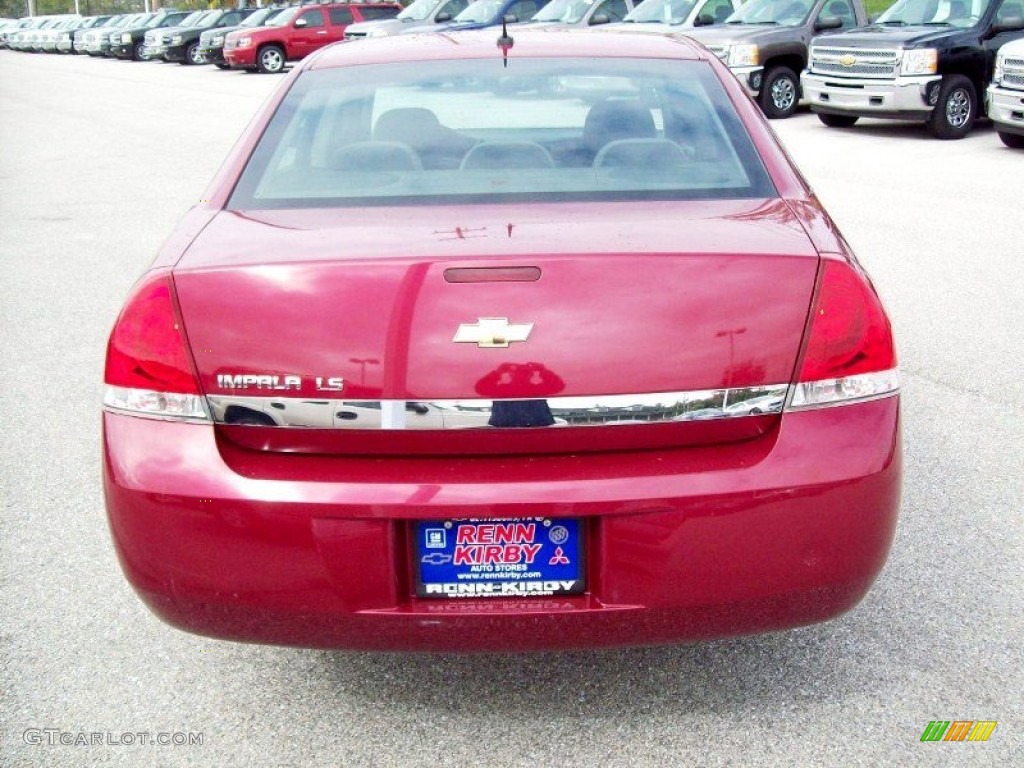 2006 Impala LS - Sport Red Metallic / Ebony Black photo #14