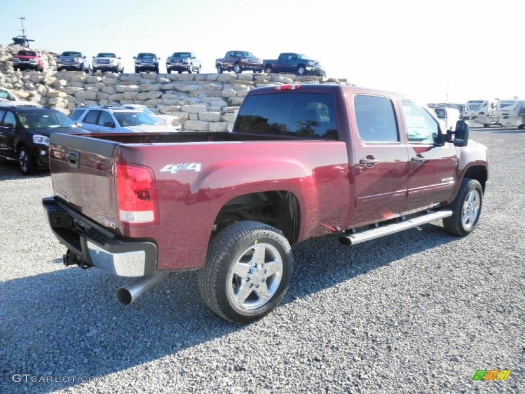 2013 Sierra 2500HD SLT Crew Cab 4x4 - Sonoma Red Metallic / Ebony photo #22