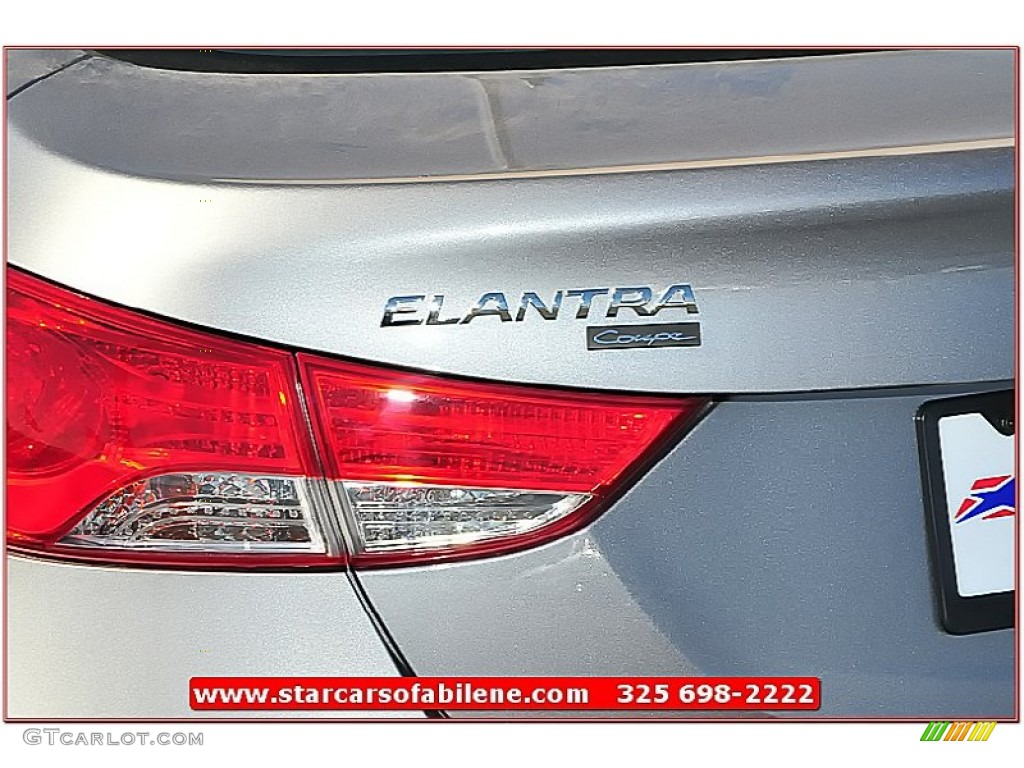 2013 Elantra Coupe GS - Titanium Gray Metallic / Gray photo #4