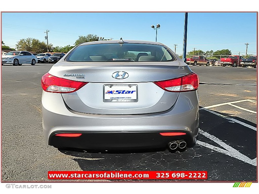 2013 Elantra Coupe GS - Titanium Gray Metallic / Gray photo #5
