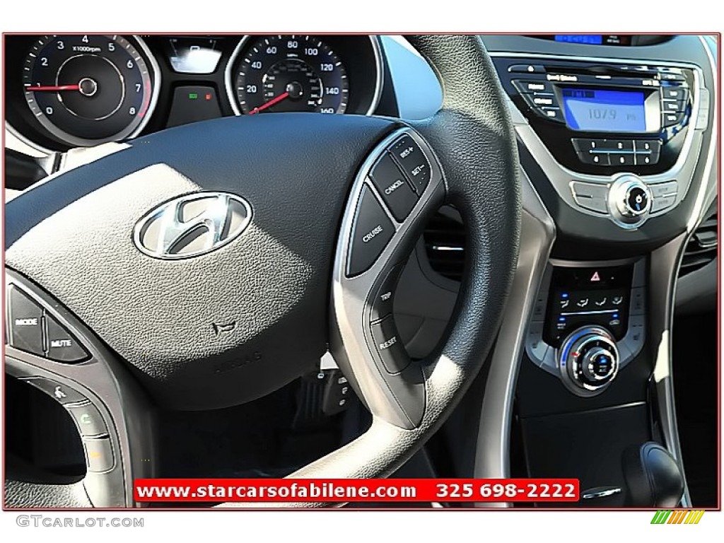 2013 Elantra Coupe GS - Titanium Gray Metallic / Gray photo #16